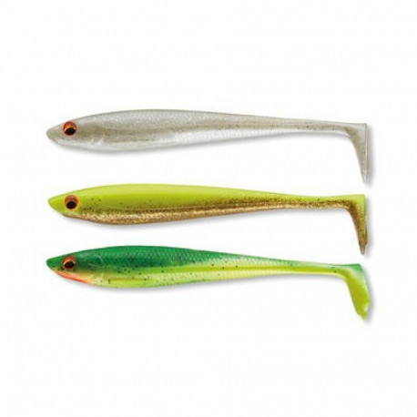 Soft lure Daiwa PX DuckFin Shad UV Set 9.0cm 7pcs