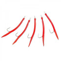 Bottom fishing rig SCH-T006 10/0 red