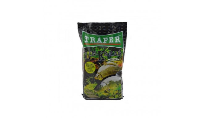 Groundbait TRAPER Sekret Tench-Crucian Marcipan 1kg Green