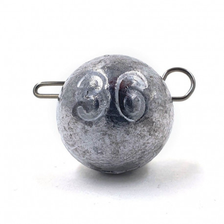 Jig sinker RB, 36 g, värvimata, 3 tk, Merganser