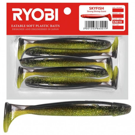 Silikoonlant söödav Ryobi Skyfish 88mm CN010 5tk