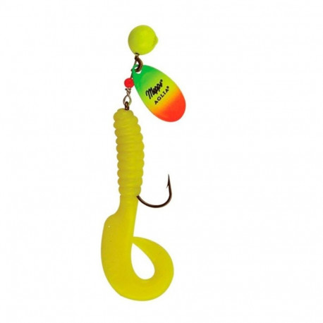 Spinner MEPPS AGLIA SPINFLEX 10g chartreuse/tiger/yellow