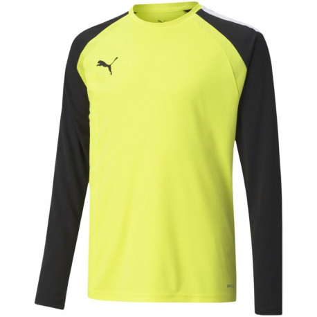 Puma laste väravavahi pusa teamPACER GK LS Jersey 704939 42 164cm, kollane fluo