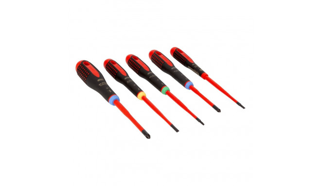 Elektriku kruvikeerajate kmpl. ERGO™ 5 osa -  0.5 x 3.0 x75, 0.8 x 4.0 x100, PZ1 x 80, PZ2 x 100, T1