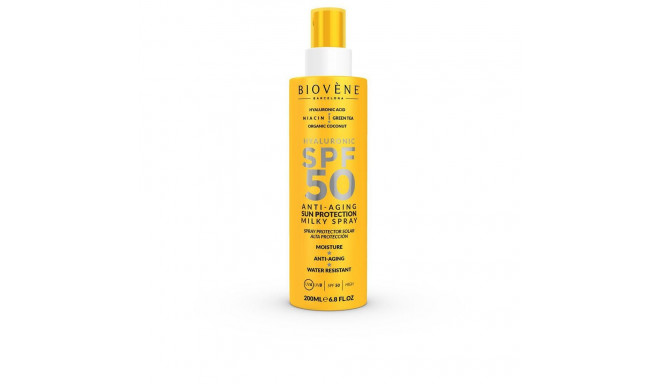 BIOVÈNE HYALURONIC ANTI-AGING protección solar leche SPF50 200 ml