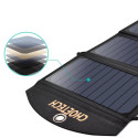 Choetech SC001 solar foldable charger 19W 2x USB-A - black