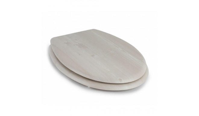Beldray LA033710WOAKFEU7  Wooden MDF Toilet Seat - White Oak