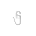 HOOKS FOR CURTAIN RAIL RINGS 20PCS