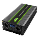 Qoltec 51923 Pure Sine Wave Inverter Monolith | 3000W | 6000W | 24V to 230V | LCD