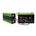 Qoltec Monolith Voltage Converter | Charging the battery | UPS | 2000W | 4000W |12V to 230V |Pure Si