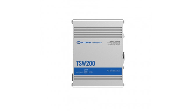 Industrial switch TSW200 Switch 2xSFP 8xPoE+ 8xGbE