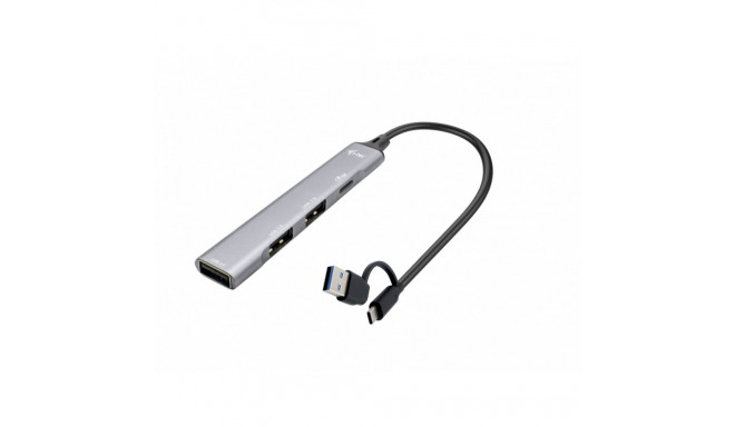 i-tec USB-C/A jaotur 1x USB 3.0 + 3x USB 2.0