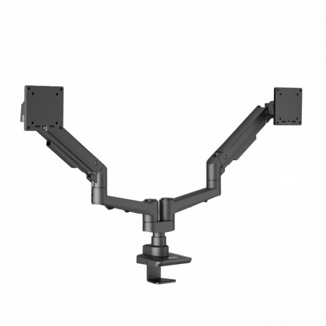Double desk holder on a gas spring for screens 19-35 inches and weighing up to 20 kg DMV02