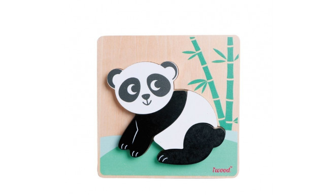 Animal puzzle Panda wooden