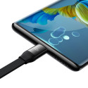 Baseus cable Bright Mirror 2 3w1 USB - micro USB + Lightning + USB-C 1,1m 66W black retractable