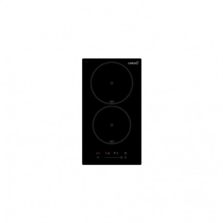 CATA | Hob | ISB 3102 BK | Induction | Number of burners/cooking zones 2 | Slider | Timer | Black