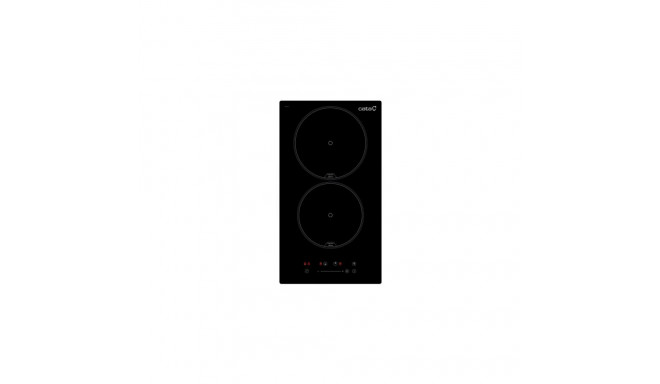CATA | Hob | ISB 3102 BK | Induction | Number of burners/cooking zones 2 | Slider | Timer | Black
