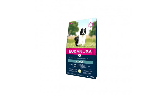 EUKANUBA Adult lambaliha ja riisiga väikestele ja keskmistele koertele 2.5 kg