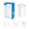 Cudy M1200 1-PACK mesh wi-fi system Dual-band (2.4 GHz / 5 GHz) Wi-Fi 5 (802.11ac) White Internal