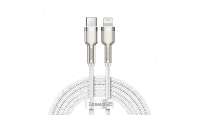 Baseus Cafule Series Metal Data USB-C / Lightning 20W PD cable 2 m - white
