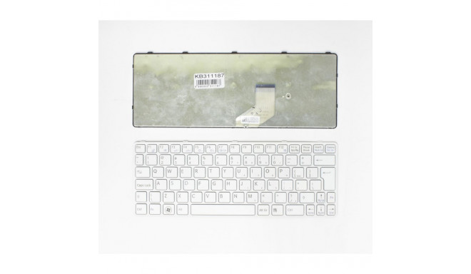 Keyboard SONY Vaio: SVE11, UK balta