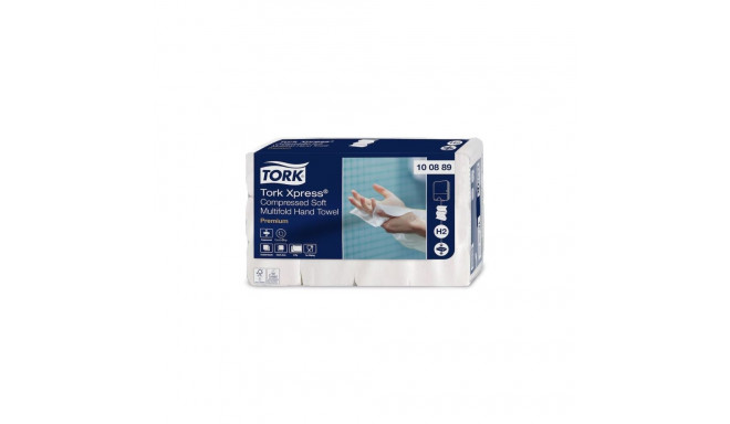 Lehtpaberrätikud Tork Xpress Soft , H2 100889, 2 kihti, 225 salvrätikut, 22,2x24 cm, valge (12 tk)