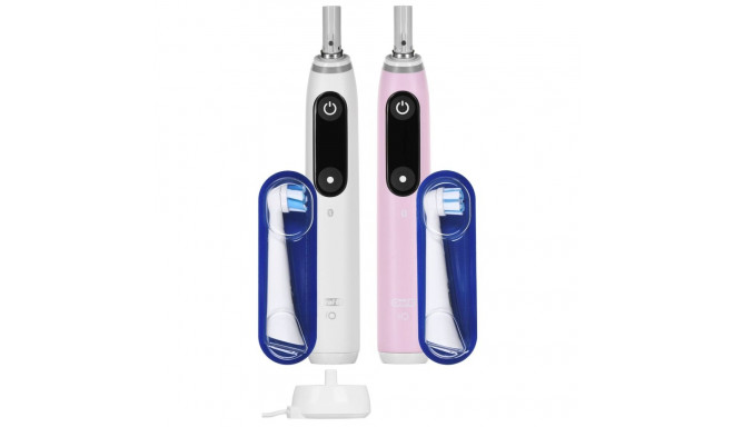 BRAUN ORAL-B IO6 DUOPACK white/pink