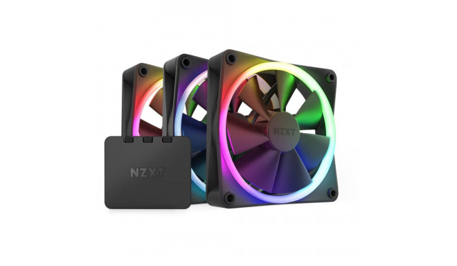 CASE/PSU FAN NZXT F120 RGB TRIPLE PACK BLACK