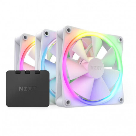 CASE/PSU FAN NZXT F120 RGB TRIPLE PACK WHITE