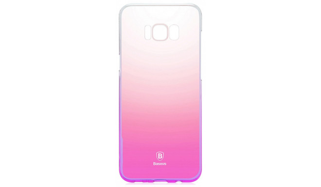 Baseus case Glaze Impact Silicone Samsung Galaxy S8 Plus, pink