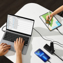 Baseus GaN5 Pro fast charger 2xUSB-C + USB 140W EU black (CCGP100201)