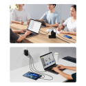 Baseus GaN5 Pro fast charger 2xUSB-C + USB 140W EU black (CCGP100201)