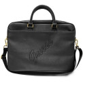 Guess Saffiano Script bag for a 16" laptop - black