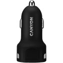 CANYON car charger C-04 2.4A/2USB-A Black