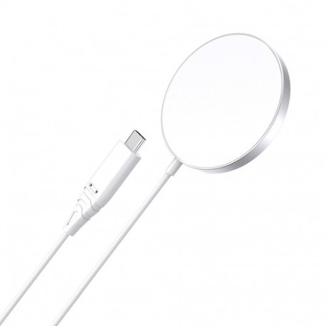 Magnetic Wireless Charger CHOETECH, 15W, white