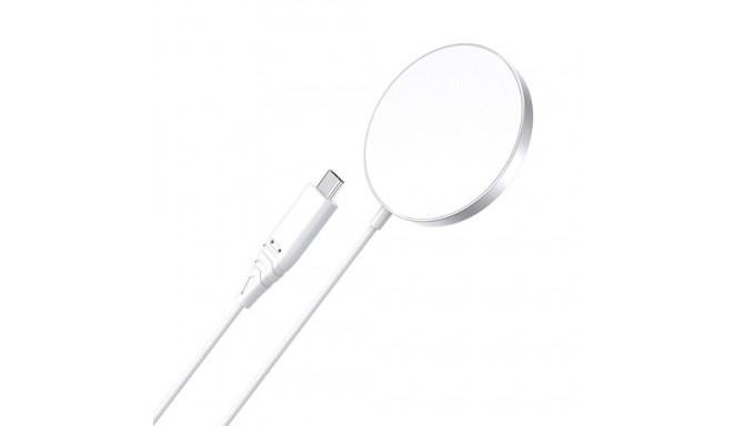 Magnetic Wireless Charger CHOETECH, 15W, white