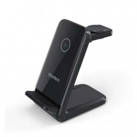 Wireless Charger - CHOETECH 15W 3-in-1 Charging Stand