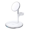 MagSafe Wireless Magnetic Charging Stand CHOETECH, 15W, 3-in-1