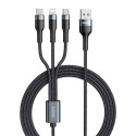 USB cable 3in1, Remax Sury 2 Series 1.2m, 2A