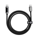 Cable USB-C to USB-C Baseus Display, 100W, 2m (black)