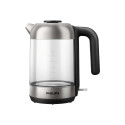 Philips | Kettle | HD9339/80 | Electric | 2200 W | 1.7 L | Stainless steel/Glass | 360° rotational b