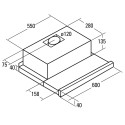 CATA | Hood | TF 5260 X | Telescopic | Energy efficiency class D | Width 60 cm | 325 m³/h | Slider c