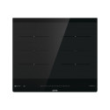 Gorenje | Hob | IS646BG | Induction | Number of burners/cooking zones 4 | Slider | Timer | Black | D