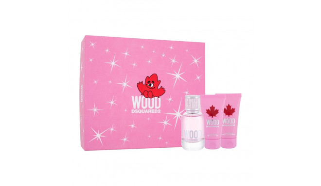 Dsquared2 Wood Eau de Toilette (50ml) (Edt 50 ml + Body Lotion 100 ml + Shower Gel 100 ml)