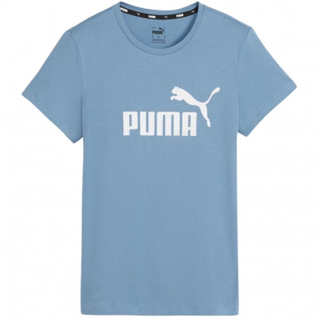 Koszulka damska Puma ESS Logo Tee niebieska 586775 20 S