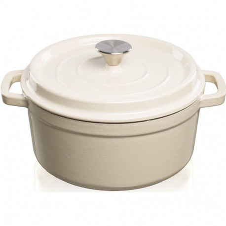 CASSEROLE POT GRAND FEU 4.7L WHITE