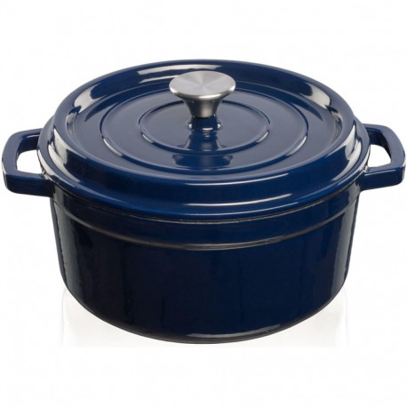CASSEROLE POT GRAND FEU 4,7L tumesinine