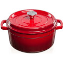 CASSEROLE POT GRAND FEU 4.7L RED