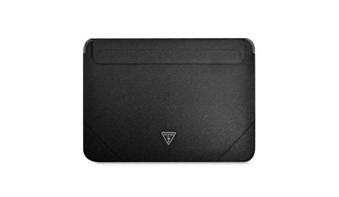 Guess Saffiano Triangle Logo case for a 14" laptop - black