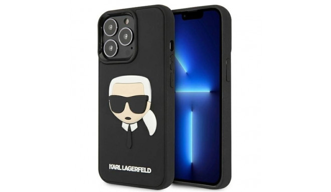 Karl Lagerfeld KLHCP13LKH3DBK iPhone 13 Pro / 13 6,1" czarny/black hardcase 3D Rubber Karl`s Head